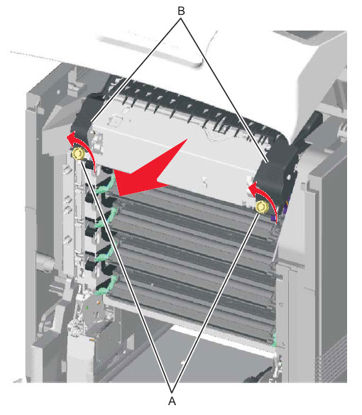 'Remove Paper from Standard Output Bin' or 'Standard Bin Full' Error